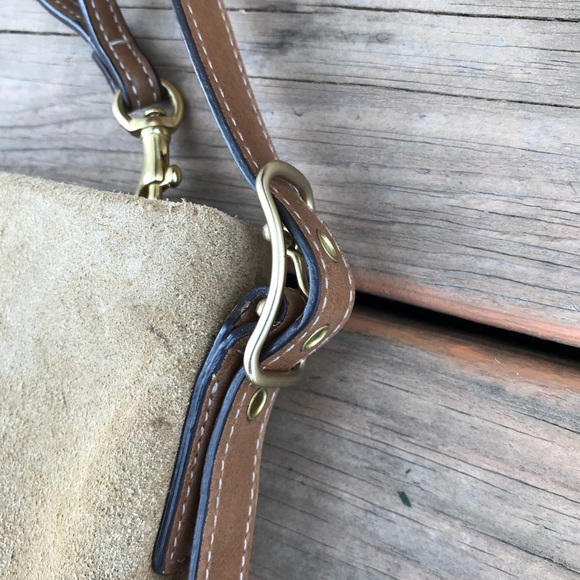 Authentic Coach suede mini handbag - Picture 3 of 8